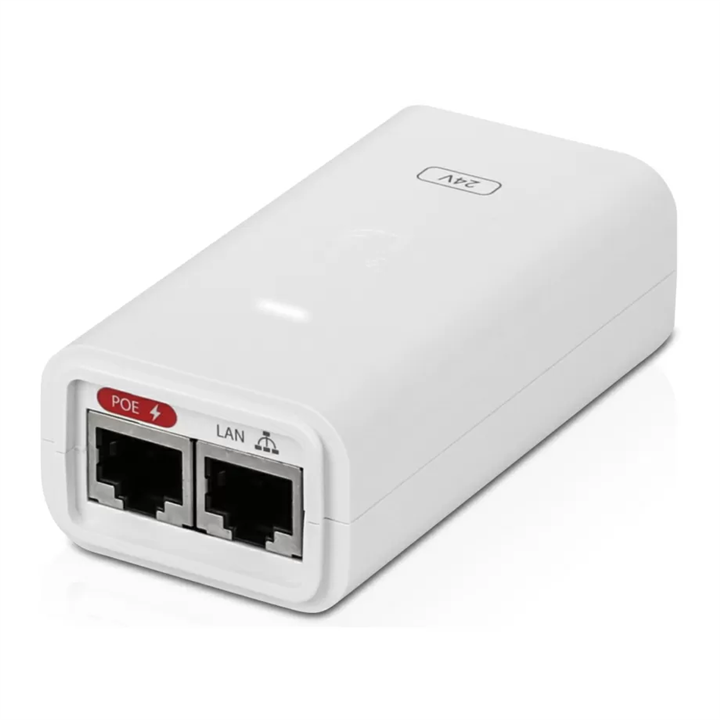 آداپتور شبکه یوبیکویتیUbiquiti POE-24-12W Ubiquiti PoE-24-12W-G-WH 5Pack Gigabit PoE adapters